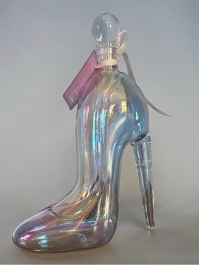 NWT godinger crystal luster high heel decanter